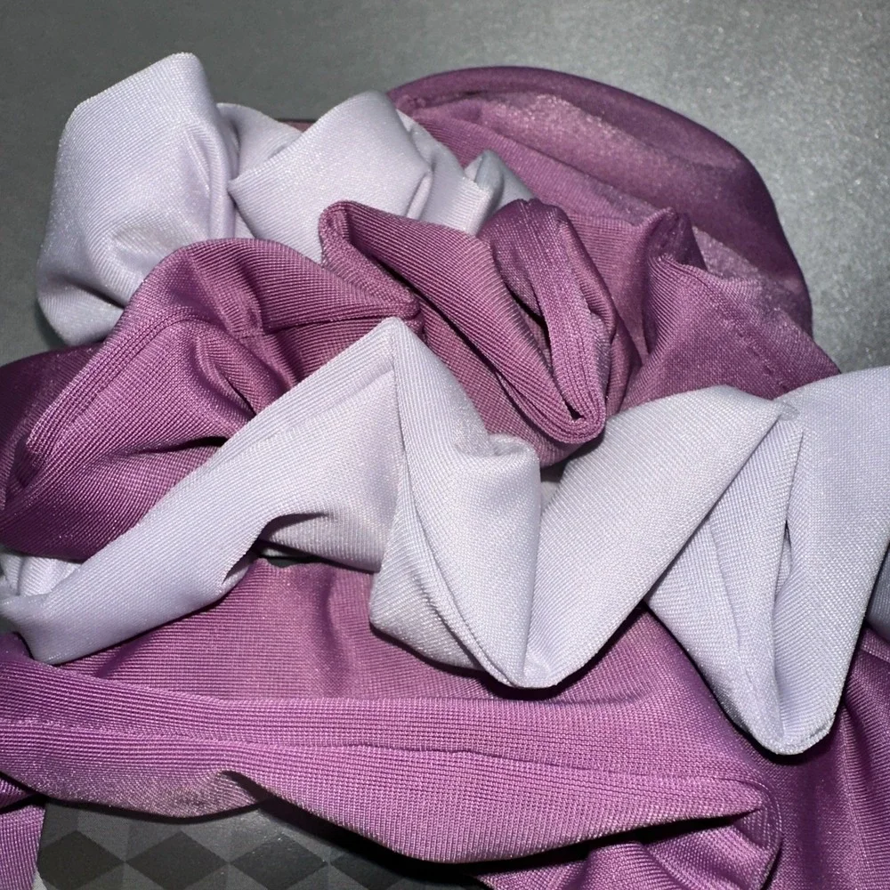 Athletic Works Women's Hair Ties 5-Pack‎ Hair Ties & 1 Headwrap Purples